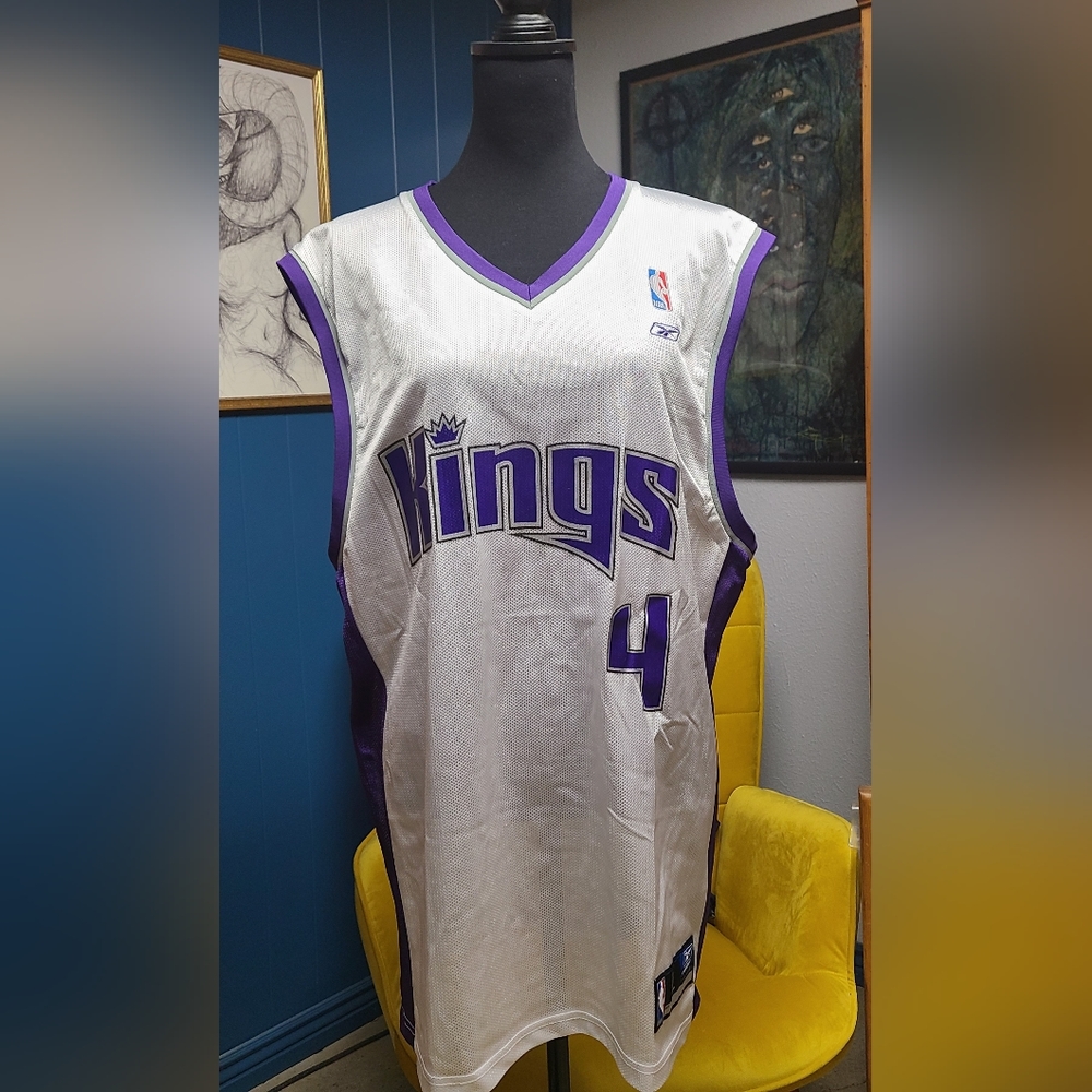 KINGS #4 WEBER Reebok Jersey Size L